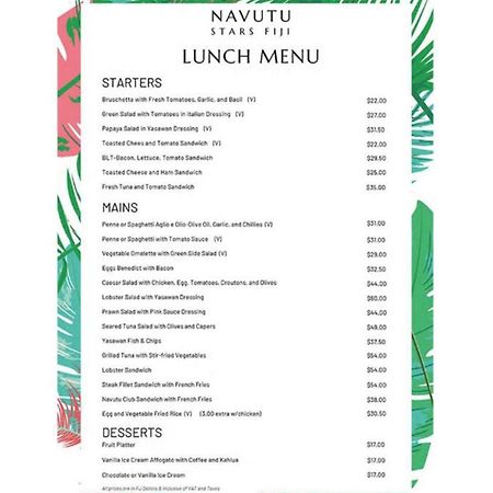 Navutu Stars Resort Matayalevu Zewnętrze zdjęcie